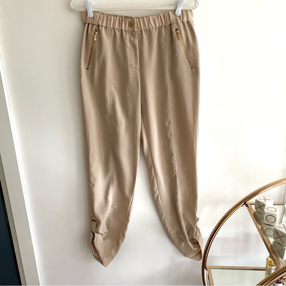 Calvin Klein Pants with Gold Hardware and Elastic Waist